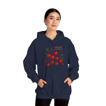 Cherry Cluster Hoodie — "Cherry Coated" Graphic Sweatshirt