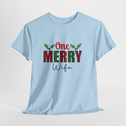 One Merry Wife Christmas Tee