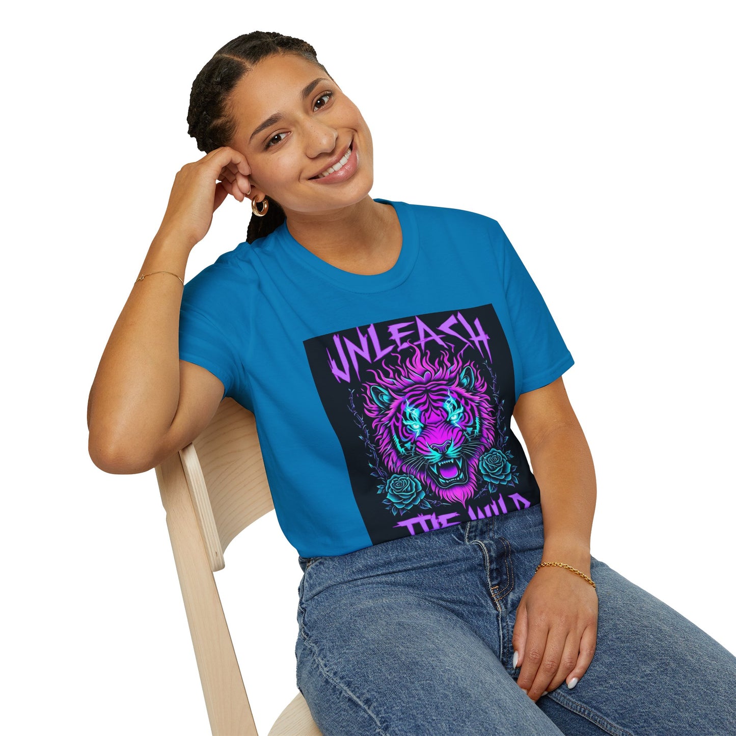 Unleash the Wild Graphic Tee | Cool Graphic Shirt, Unisex T-Shirt, Animal Lover Gift, Nature-Inspired Fashion, Festival Wear