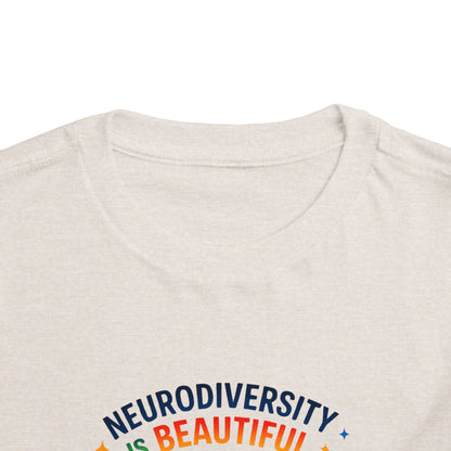 Toddler Tee Neurodiversity Is Beautiful Butterfly Design