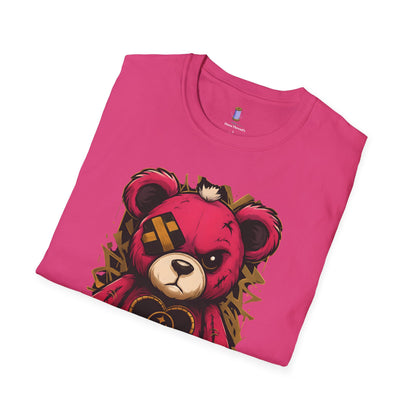 Cute Teddy Bear Graphic Tee, Soft Unisex Shirt, Casual Wear, Unique Gift, Gift for Her, Holiday Apparel