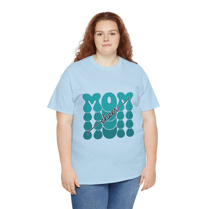 MOM Cheer – Turquoise Spirit Tee