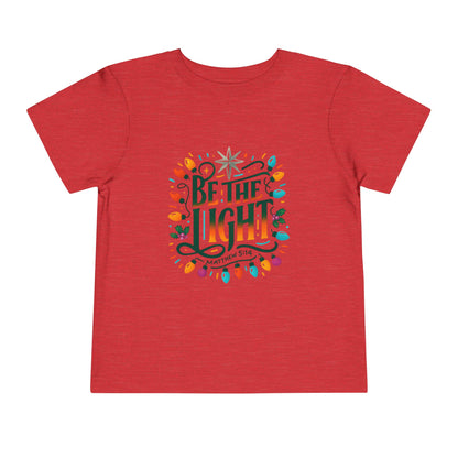 Christmas Toddler Tee - BE THE LIGHT, Matthew 5:14
