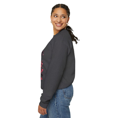 Pink Ghost & Pumpkin Halloween Crewneck Sweatshirt