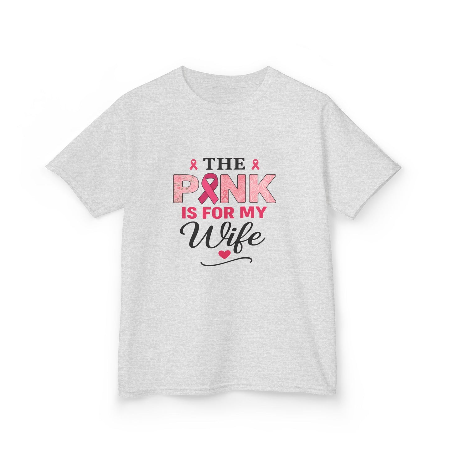 Pink Ribbon Wife Support Tee - Breast Cancer Awareness