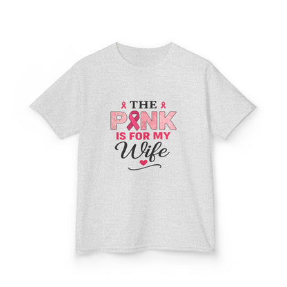Pink Ribbon Wife Support Tee - Breast Cancer Awareness