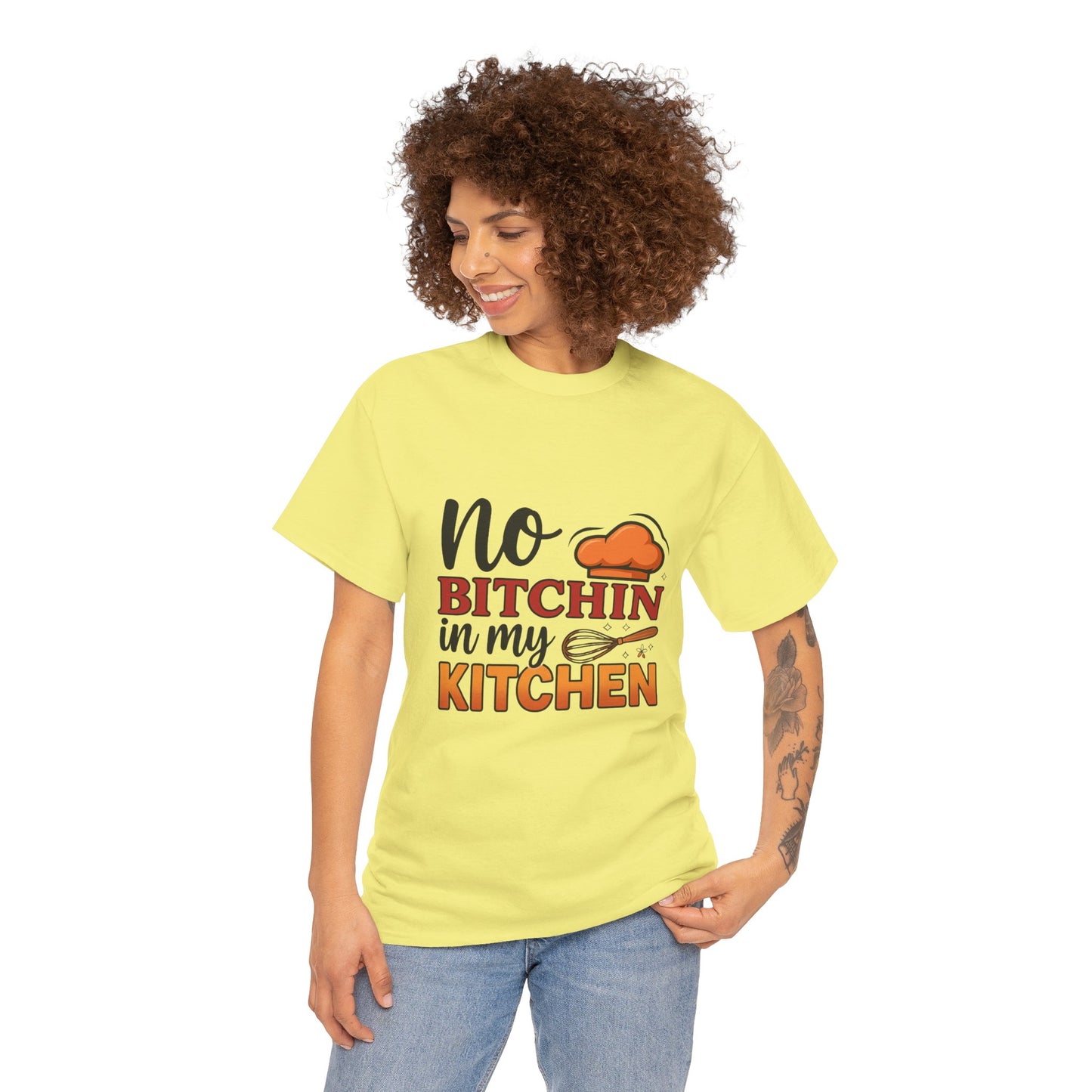 Retro Kitchen Unisex Tee | No Bitchin' in My Kitchen