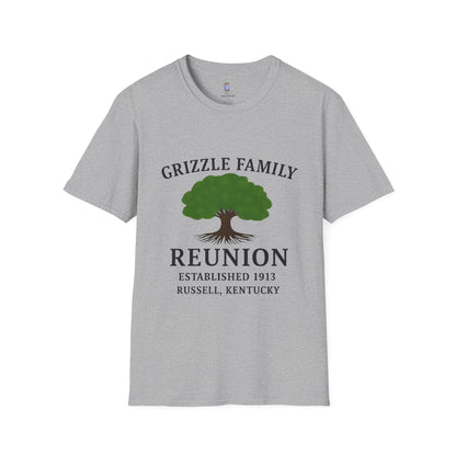Grizzle Family Reunion Men's T-Shirt, Family Gathering Tee, Heritage Apparel, Summer Picnic Shirt, Custom Family Event Shirt