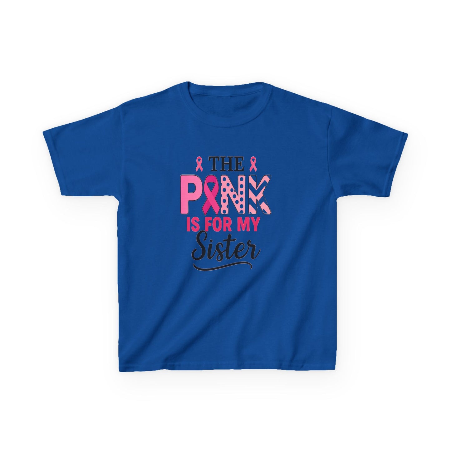Pink Ribbon Sister Tee: Breast Cancer Awareness Gift