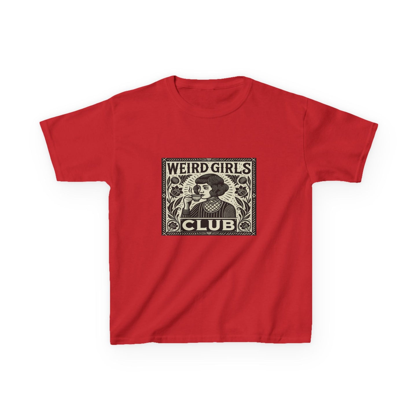 Weird Girls Club Tea Party Tee - Retro Graphic