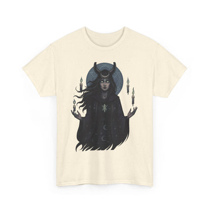 Moonlit Sorceress – Enchanted Candlelight Tee