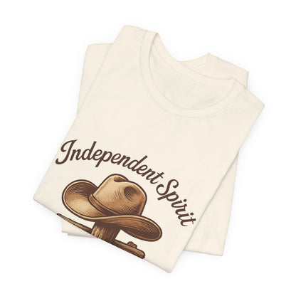Quiet Swagger Cowboy Tee — Independent Spirit Western T-Shirt