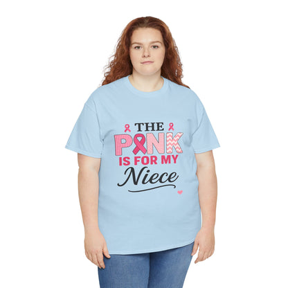 Pink Ribbon Niece Tee - Breast Cancer Awareness