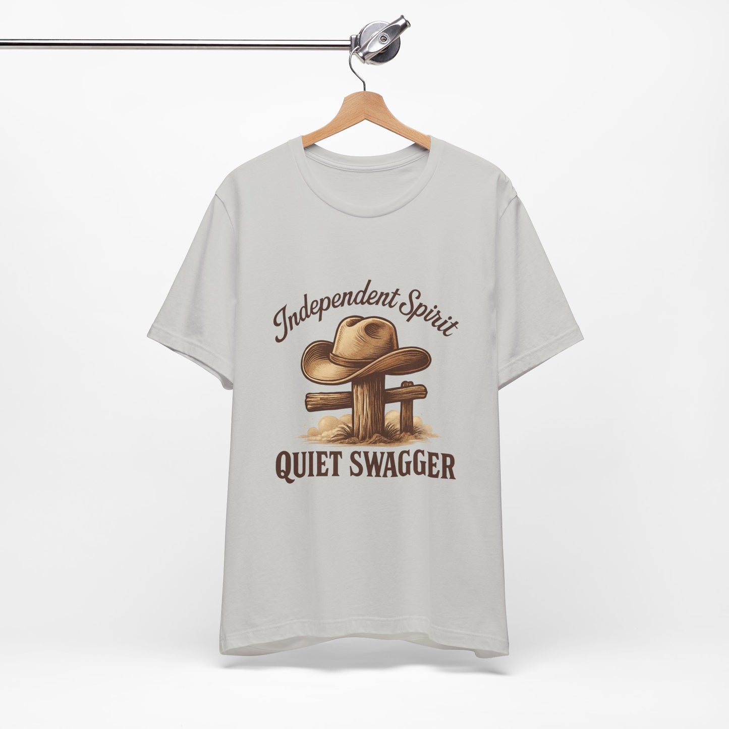 Quiet Swagger Cowboy Tee — Independent Spirit Western T-Shirt