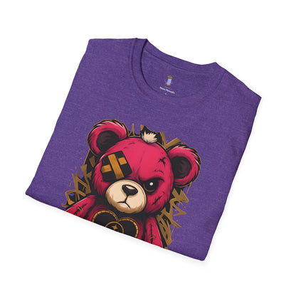 Cute Teddy Bear Graphic Tee, Soft Unisex Shirt, Casual Wear, Unique Gift, Gift for Her, Holiday Apparel