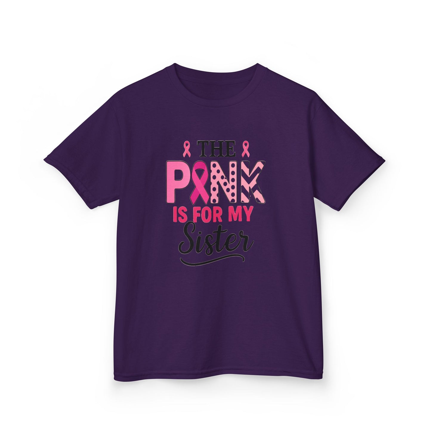 Pink Ribbon Sister Tee: Breast Cancer Awareness Gift