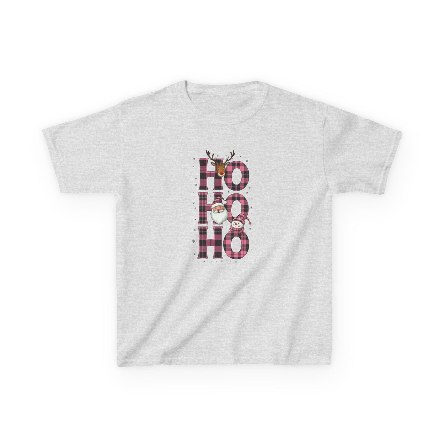 HO HO HO Dinosaur Christmas Kids Tee