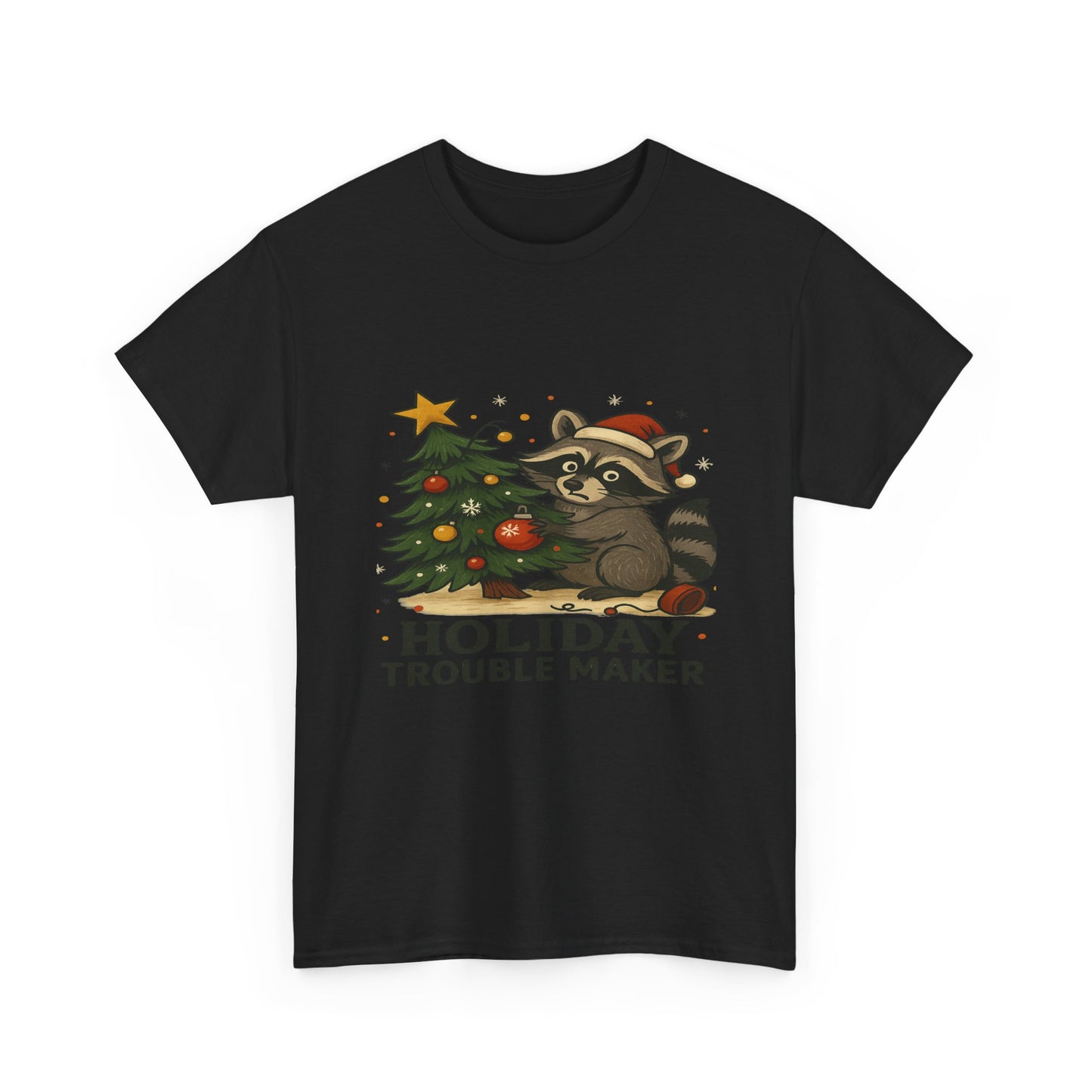 Christmas Raccoon Tee