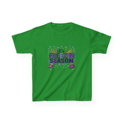 It's Freezin' Season Dino Christmas Tee - Kids Holiday Shirt