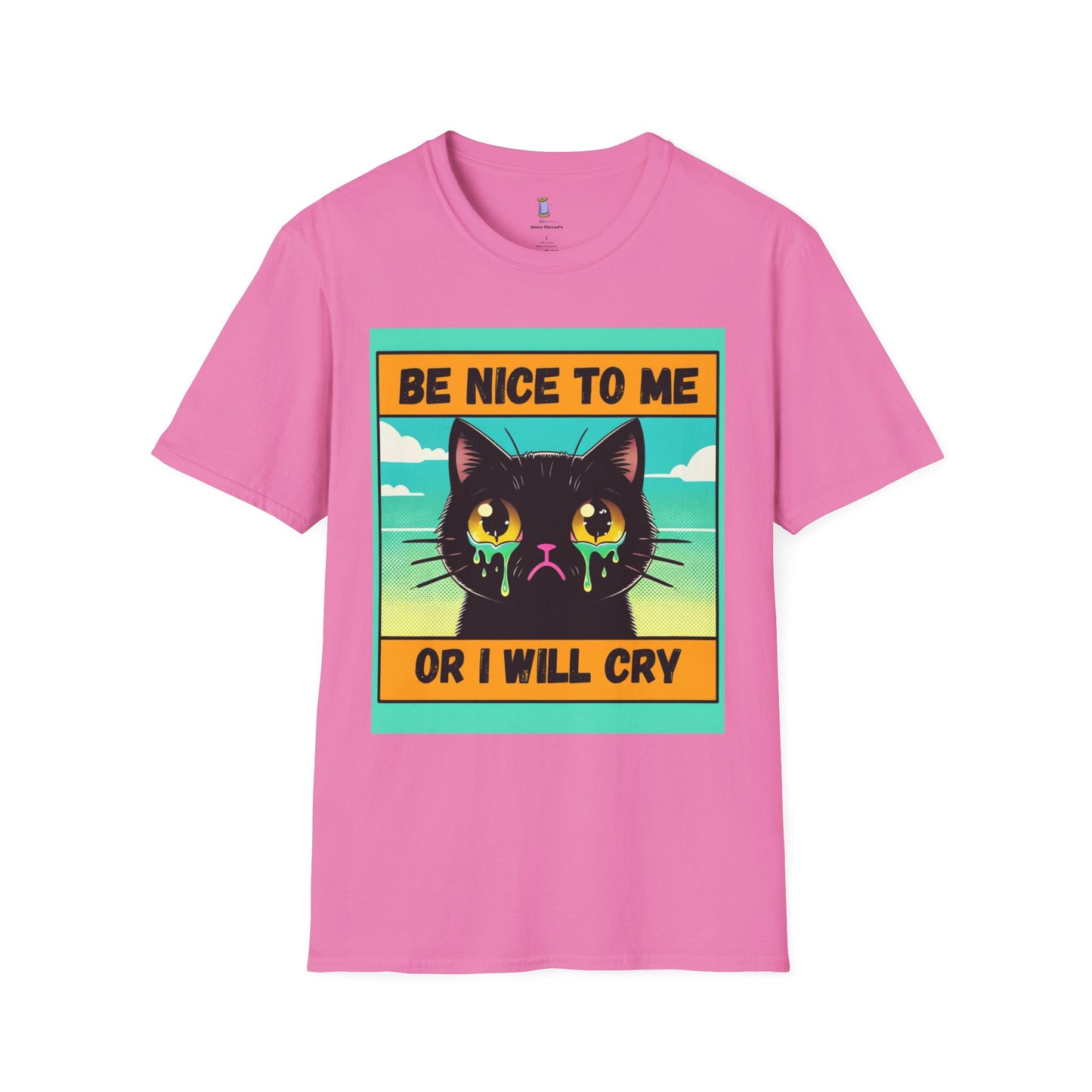 Playful Cat Graphic Tee, Unisex T-Shirt, Gift for Cat Lovers, Cute Animal Apparel, Funny Pet Quote Shirt