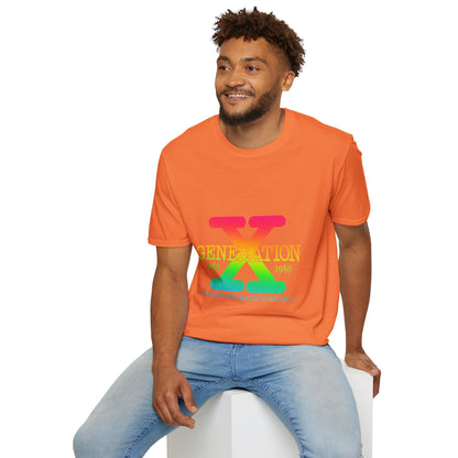 Retro Generation X T-Shirt | Vintage Style Tee, Unisex Gift, Nostalgia Apparel, 80s 90s Fashion, Graphic Tee