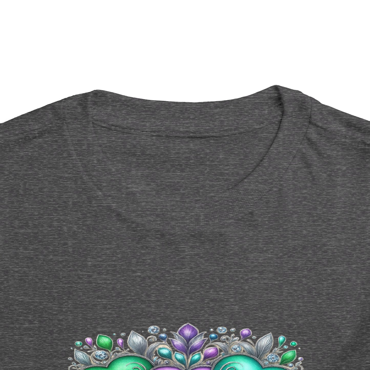 Toddler Tee Live Laugh Love Floral Design