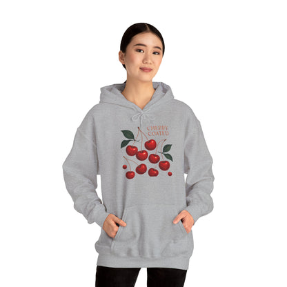 Cherry Cluster Hoodie — "Cherry Coated" Graphic Sweatshirt