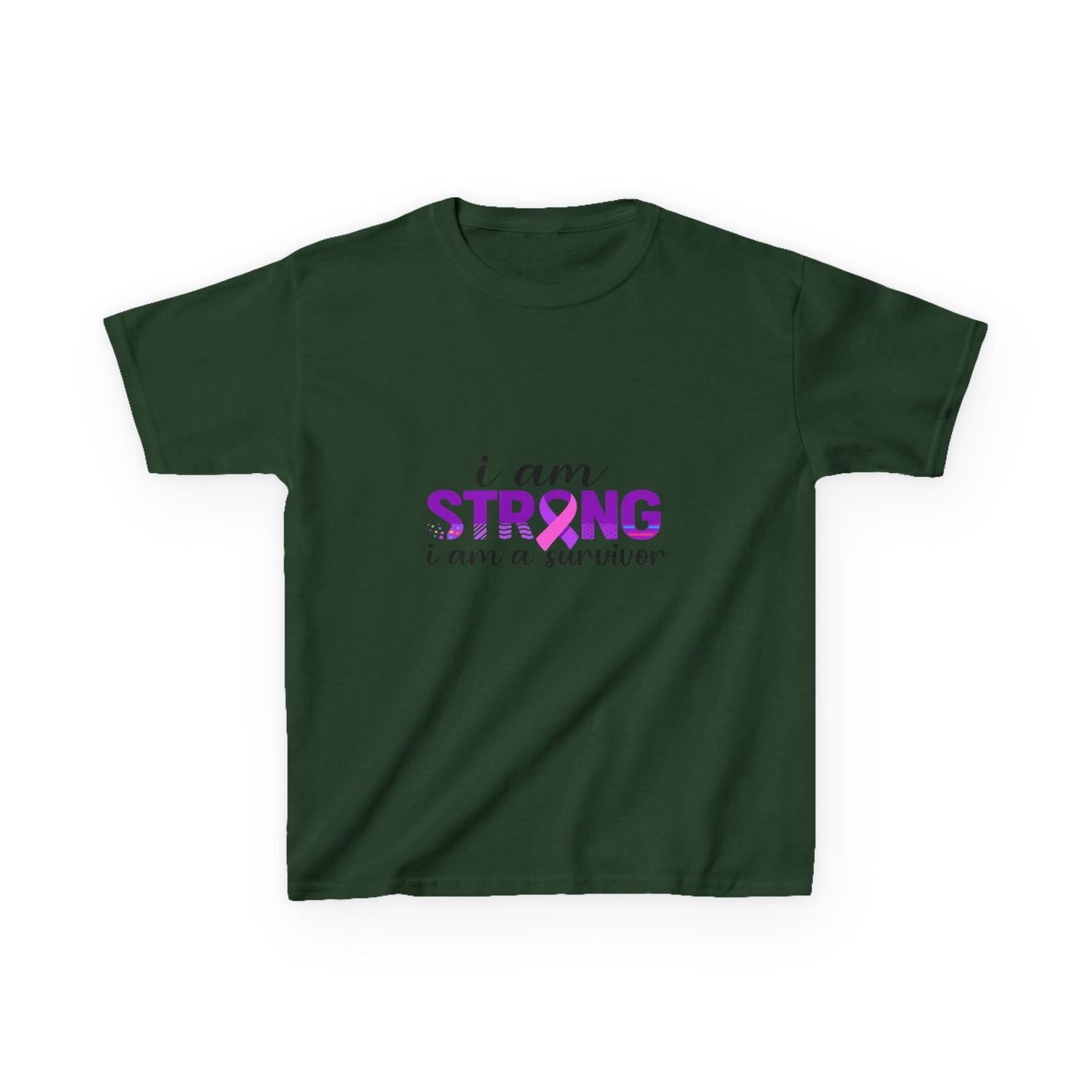 Strong Survivor Dinosaur Tee - Christmas Gift for Kids