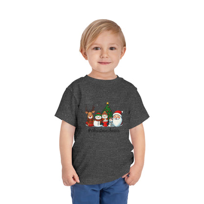 Christmas Basics Toddler Tee - Festive Holiday Fun