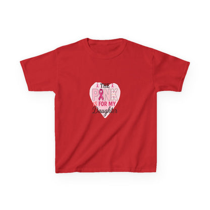 Pink Dinosaur Daughter Tee - Breast Cancer Awareness