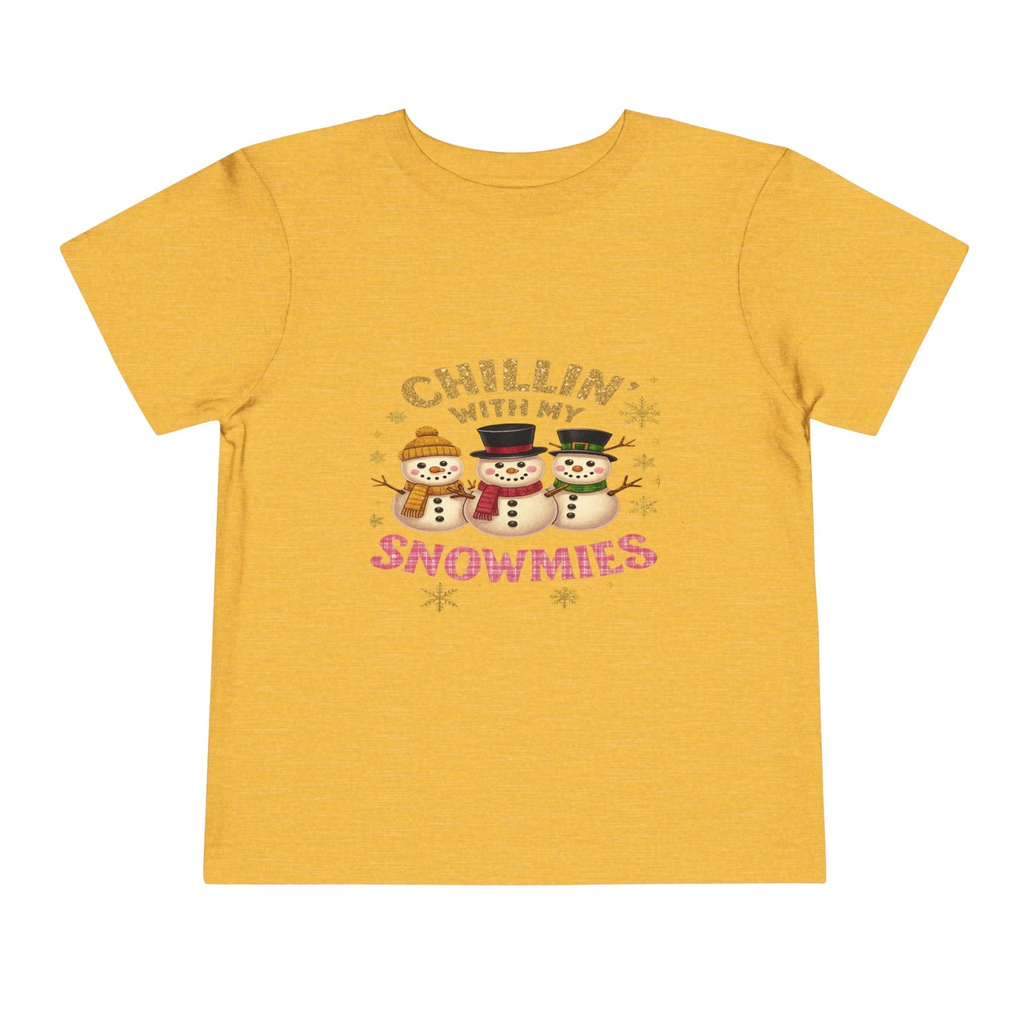 Chillin' with Snowmies Toddler Christmas Tee