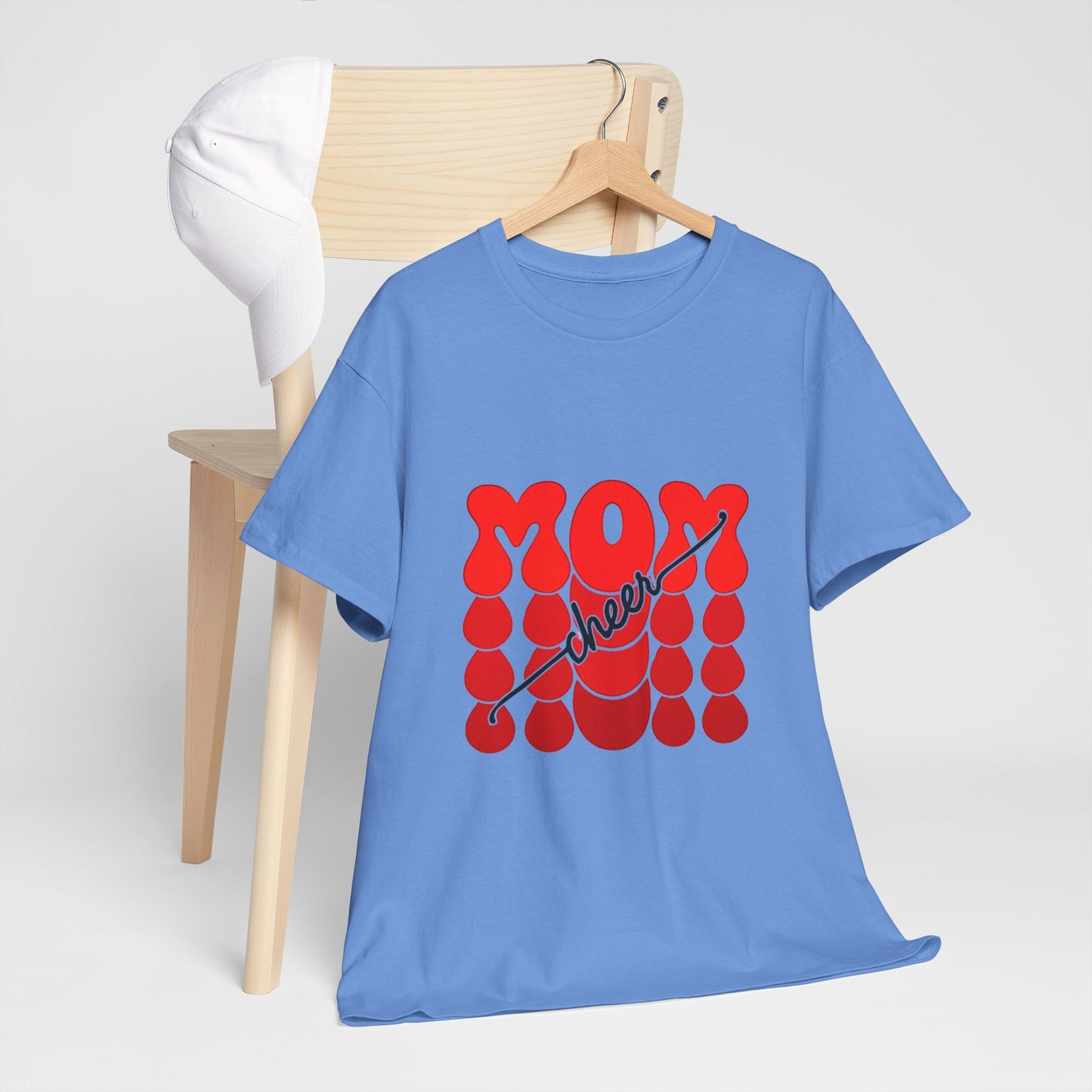Retro Mom Cheer Tee – Bold Support & Spirit Shirt