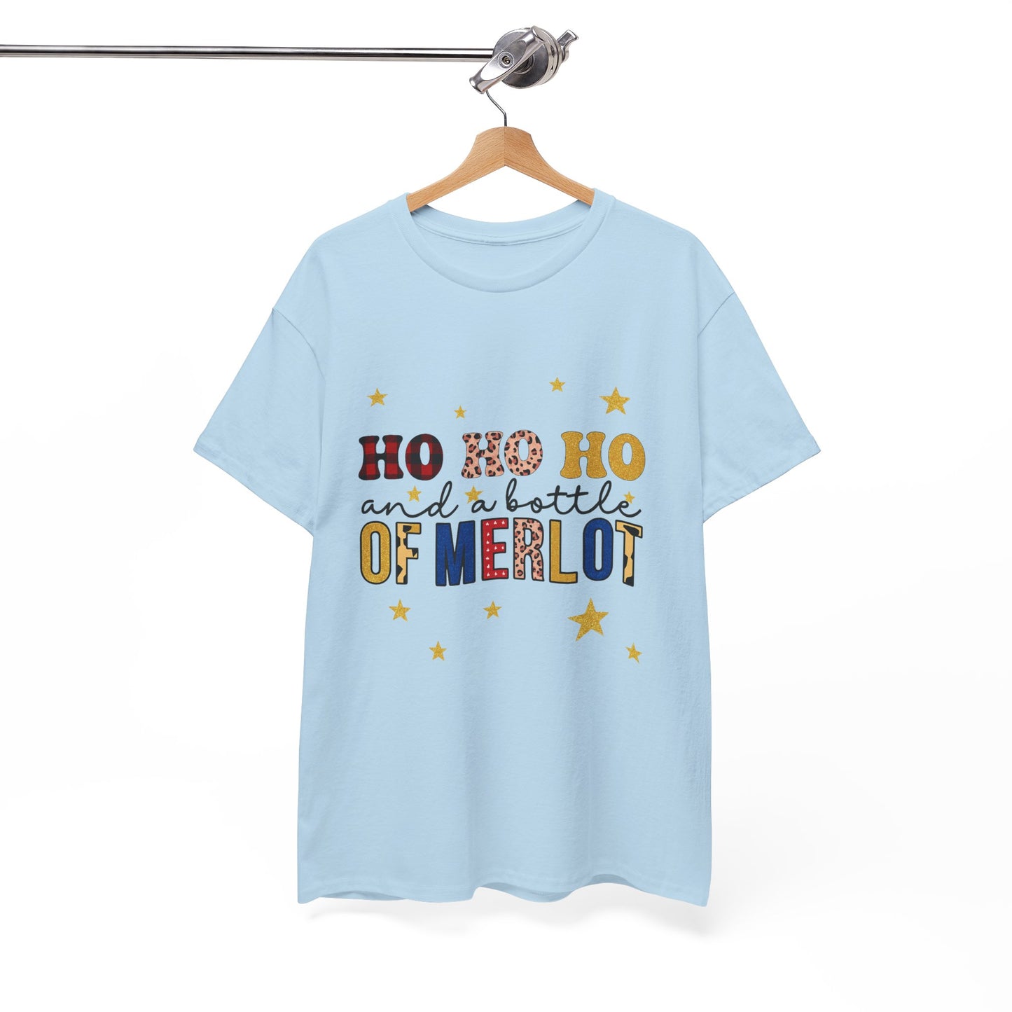 HO HO HO & Merlot Christmas Tee