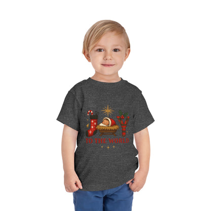 Joy to the World Toddler Christmas Tee