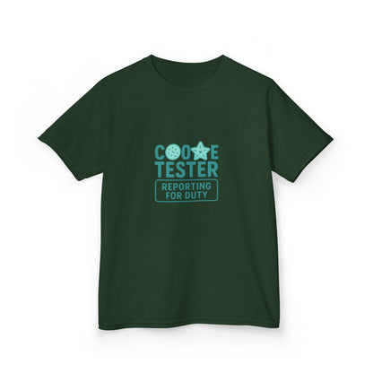 Cookie Tester Dinosaur Christmas Kids Tee