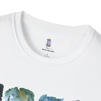 Camping Life Unisex Softstyle T-Shirt, Outdoor Apparel, Adventure Wear, Summer Camping Gear, Nature Lover Gift