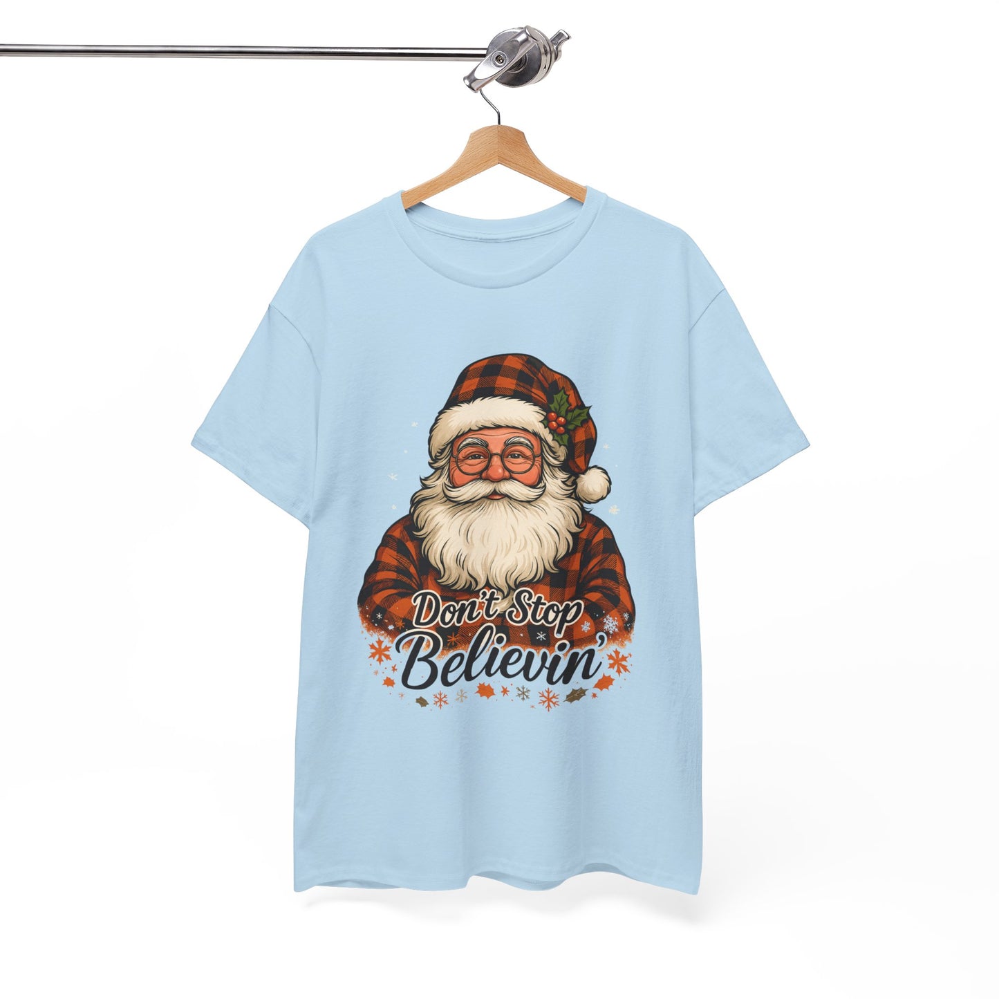Santa Believes: Don't Stop Believin'  Tee