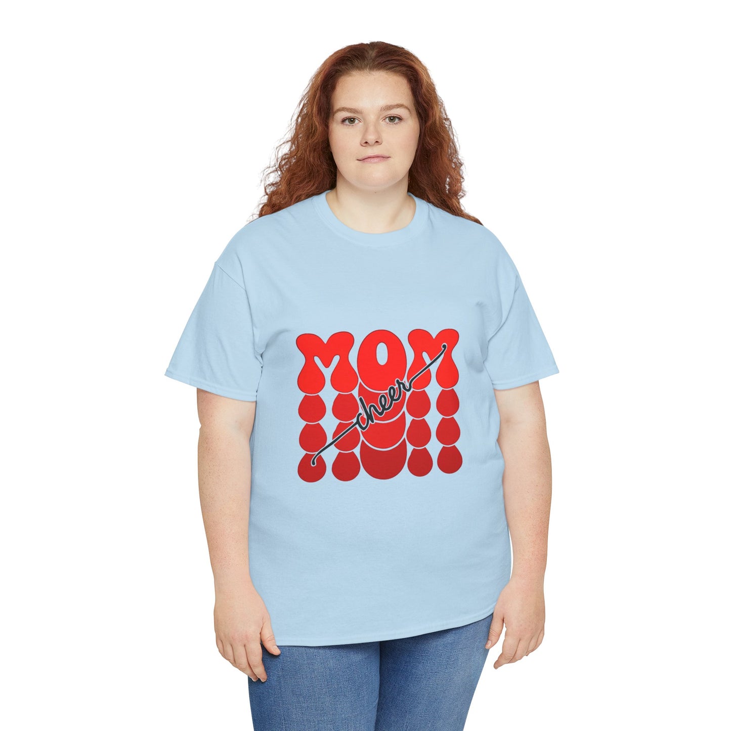 Retro Mom Cheer Tee – Bold Support & Spirit Shirt