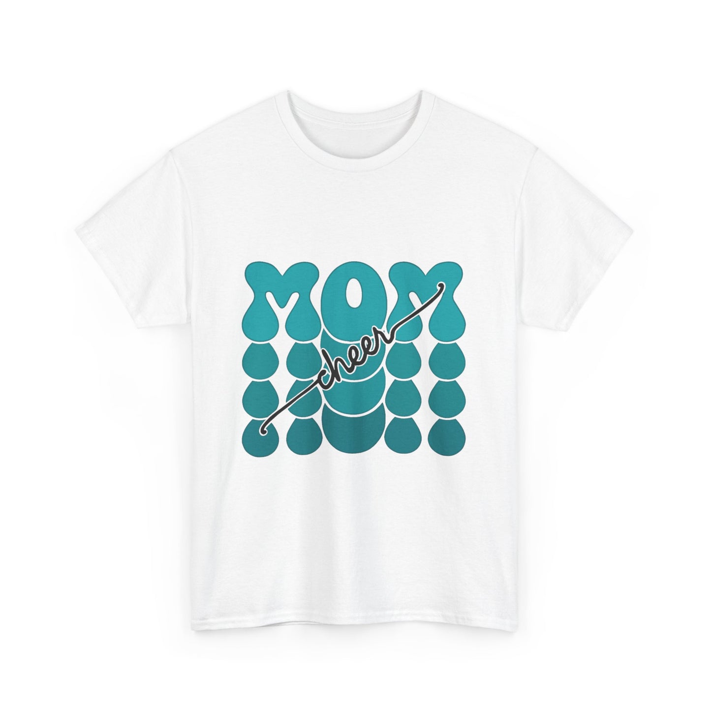 MOM Cheer – Turquoise Spirit Tee