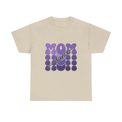 MOM Dance – Purple Letter Stage Spirit Tee