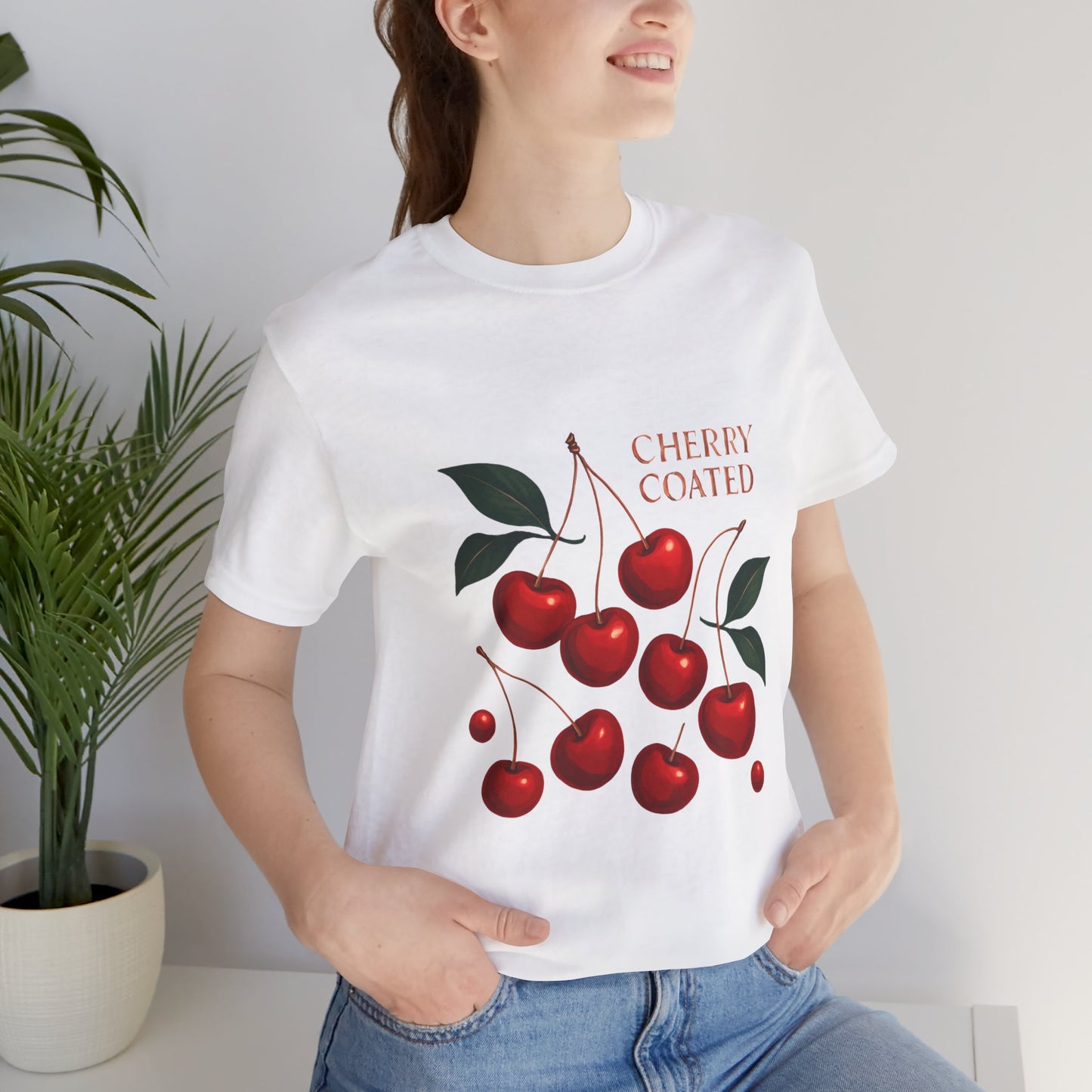 Cherry Coated Tee — Vintage Cherry Graphic T-Shirt