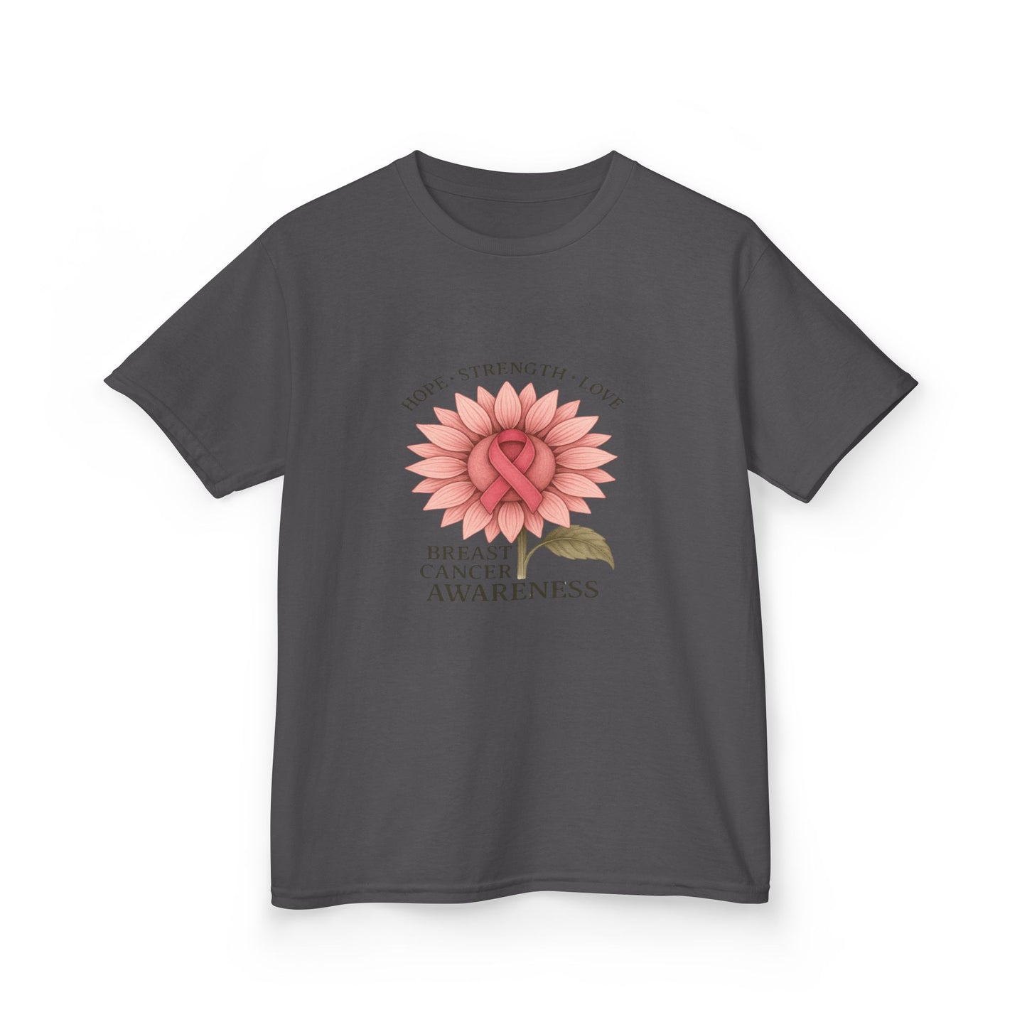 Breast Cancer Awareness Dino Tee - Hope, Strength, Love