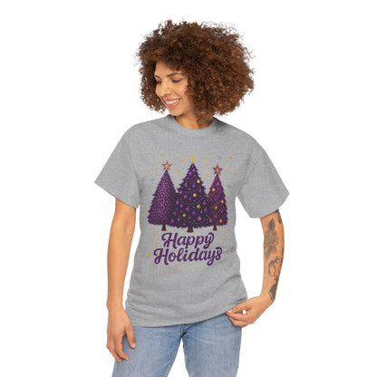 Christmas Tree Unisex Tee - Happy Holidays Design