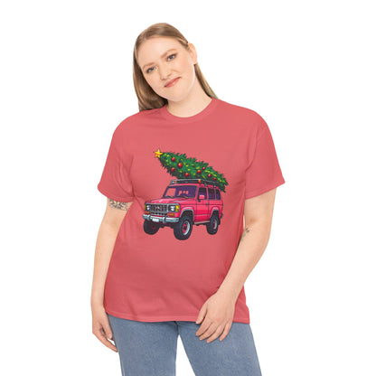 Pink SUV Christmas Tree Tee