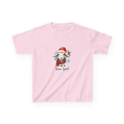 Goat Santa Christmas Tee - Up to Snow Good!