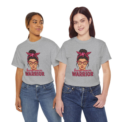 Breast Cancer Warrior Tee, Inspirational T-Shirt for Survivors, Supportive Gift for Cancer Awareness Events, Unisex Cotton Top, [...]