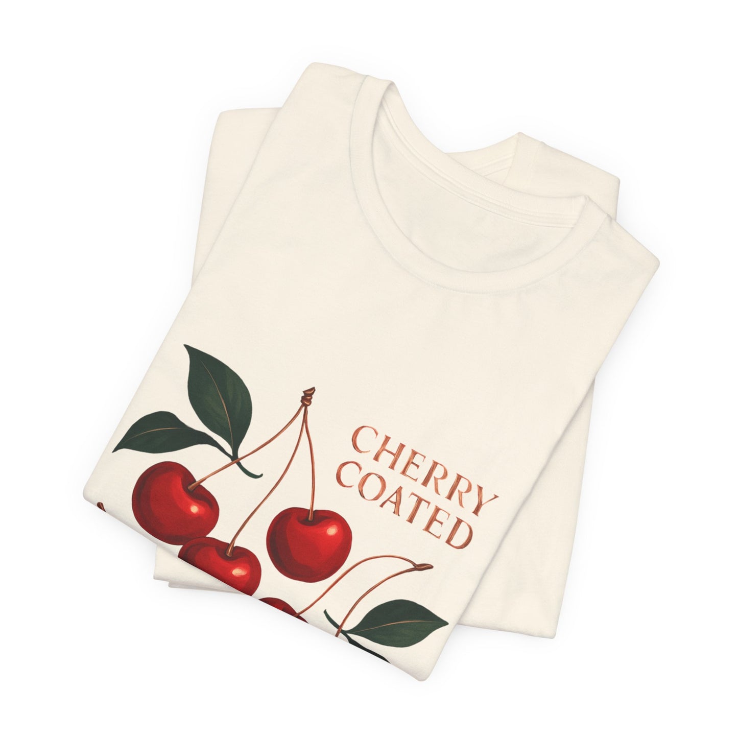 Cherry Coated Tee — Vintage Cherry Graphic T-Shirt