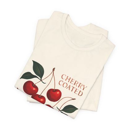 Cherry Coated Tee — Vintage Cherry Graphic T-Shirt