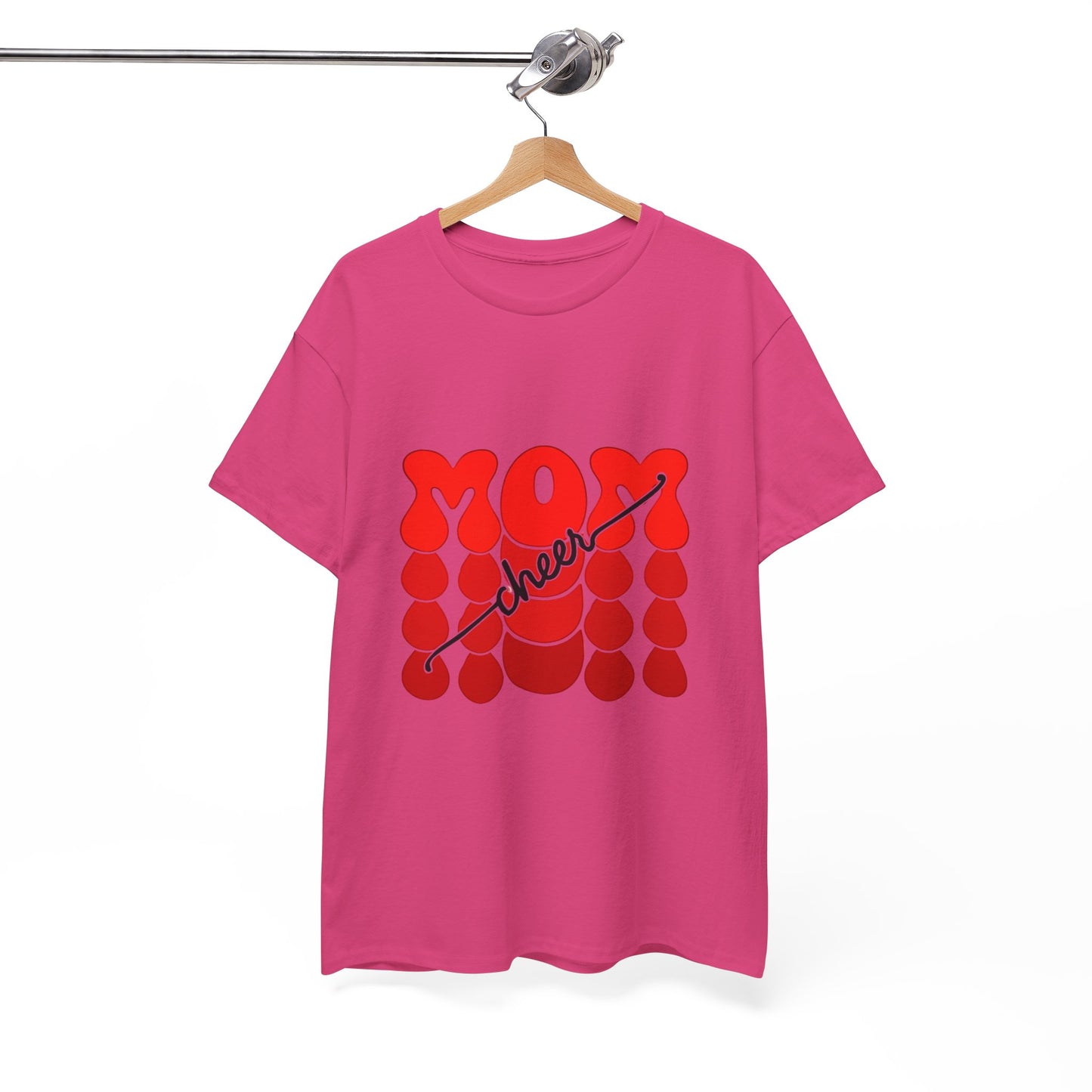 Retro Mom Cheer Tee – Bold Support & Spirit Shirt