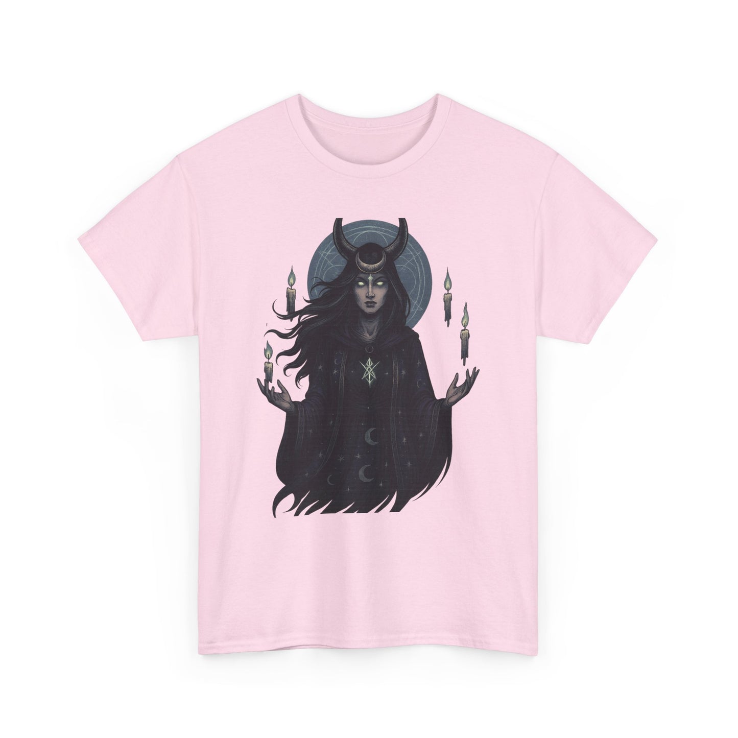 Moonlit Sorceress – Enchanted Candlelight Tee